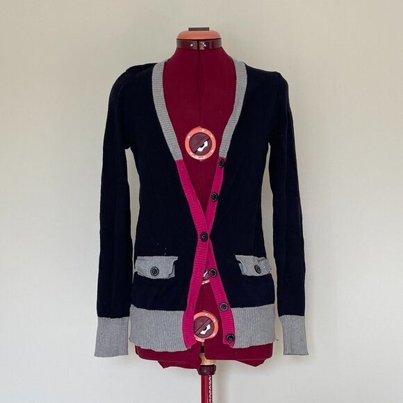 ELEMENT | Button Front Cardigan | w POCKETS - Picture 2 of 3